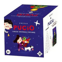 Pucio i Misia ubiera choinkę