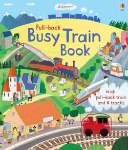 Pull-back. Busy Train Book wer. angielska - Fiona Watt