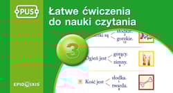 PUS Łatwe ćwiczenia do nauki czytania część 3 - Małgorzata Chromiak