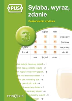 PUS Sylaba, wyraz, zdanie 3 Doskonalenie czytania - Praca zbiorowa