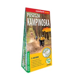 Puszcza Kampinoska mapa turystyczna 1:40 000 laminat 2025 - Opracowanie Zbiorowe