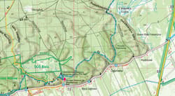 Galeria - zdjęcie nr. 3 - Puszcza Kampinoska mapa turystyczna 1:40 000 laminat 2025