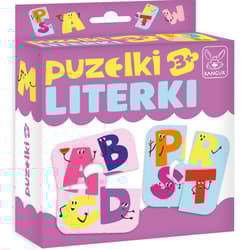 Puzzelki Literki 3+