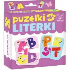 Puzzelki Literki 3+