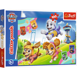 Puzzle 100 błyszczące psiaki Paw Patrol 14835