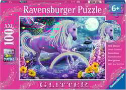 Puzzle 100 Brokatowy jednorożec