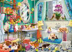 Galeria - zdjęcie nr. 2 - Puzzle 100 Crazy Pet Bath B-111251