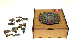 Galeria - zdjęcie nr. 3 - Puzzle 100 drewniane A4 Żółw Mandala