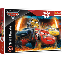 Puzzle 100 Ekstremalny wyścig Disney Cars 3 16358