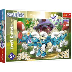 Puzzle 100 el. Poznaj Smerfy 16487