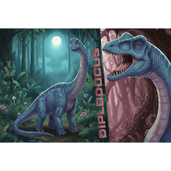 Galeria - zdjęcie nr. 2 - Puzzle 100 Inspired By Dino World Rodzina Treflików wzór 2 16579