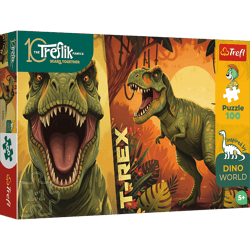 Puzzle 100 Inspired By Dino World wzór 1 Rodzina Treflików 16578
