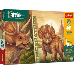 Puzzle 100 Inspired By Dino World wzór 3 Rodzina Treflików 16580
