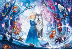 Galeria - zdjęcie nr. 2 - Puzzle 100 Księżniczka w zimowym lesie 112944