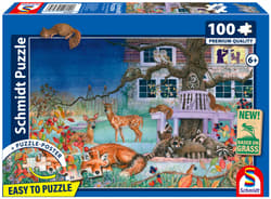 Puzzle 100 PQ Zwierzęta nocą 113646