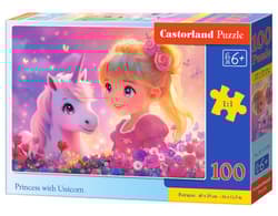 Puzzle 100 Princess with Unicorn B-111299