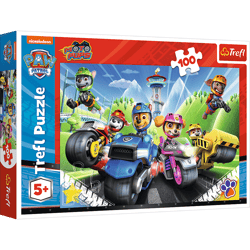 Puzzle 100 Psi Patrol na motorach