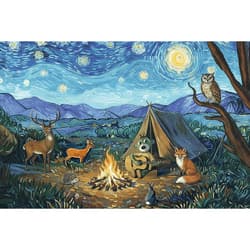 Galeria - zdjęcie nr. 2 - Puzzle 100 Rodzina Treflików Przy ognisku 16564