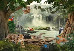 Galeria - zdjęcie nr. 3 - Puzzle 100 Schleich Dzika Przyroda + figurka 112301