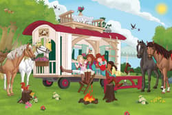 Galeria - zdjęcie nr. 3 - Puzzle 100 Schleich Klub jeździecki + figurka 112298