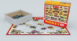 Galeria - zdjęcie nr. 2 - Puzzle 100 Smartkids Fire Trucks 6100-0239