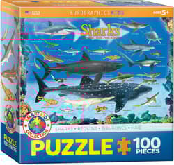 Puzzle 100 Smartkids Sharks 6100-0079