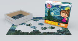 Galeria - zdjęcie nr. 2 - Puzzle 100 Smartkids Van Gogh Starry Night 6100-1204
