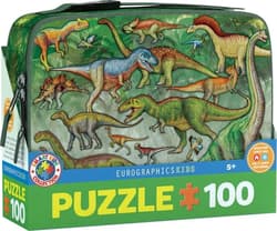 Puzzle 100 z lunch box Dinosaur  9100-0098