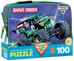 Puzzle 100 z Lunch Box MJ Grave Digger 9100-5938