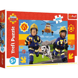 Puzzle 100 Zawsze pomocny Strażak Sam 16518
