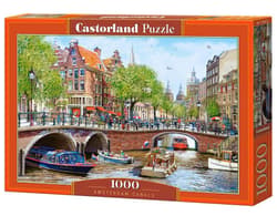 Puzzle 1000 Amsterdam Canals CASTOR