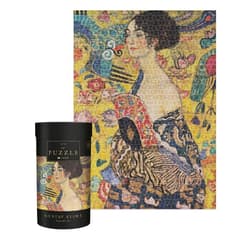 Puzzle 1000 Art 10 Gustav Klimt Lady with Fan