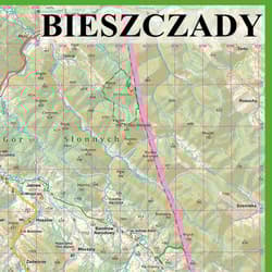 Galeria - zdjęcie nr. 2 - Puzzle 1000 Bieszczady mapa turystyczna 1:75 000