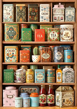 Galeria - zdjęcie nr. 3 - Puzzle 1000 CherryPazzi A Treasury of Tins 31742