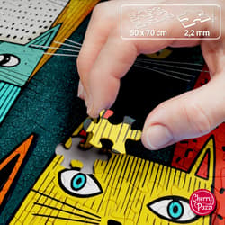 Galeria - zdjęcie nr. 4 - Puzzle 1000 CherryPazzi Cats Rule the World 31636