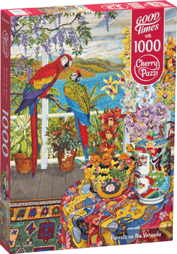 Puzzle 1000 CherryPazzi Parrots on the Veranda 30639