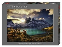 Puzzle 1000 Chile, Lamy Gwanaki z Torres dei Paine