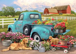 Galeria - zdjęcie nr. 2 - Puzzle 1000 Ciężarówka z kwiatami 113607