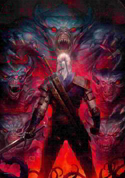Galeria - zdjęcie nr. 2 - Puzzle 1000 Comic Book The Witcher Wiedźmin Corvo Bianco