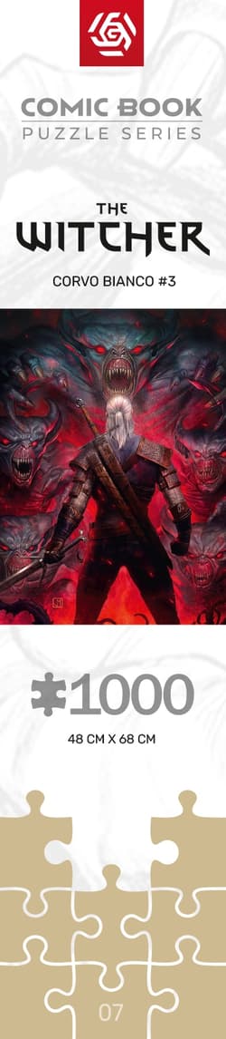 Galeria - zdjęcie nr. 3 - Puzzle 1000 Comic Book The Witcher Wiedźmin Corvo Bianco