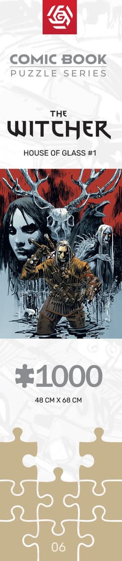 Galeria - zdjęcie nr. 3 - Puzzle 1000 Comic Book The Witcher Wiedźmin House of Glass