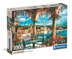 Puzzle 1000 Compact  Balcony View of Lake Como 39930