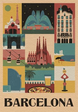 Galeria - zdjęcie nr. 3 - Puzzle 1000 Compact Barcelona 39847