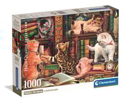 Puzzle 1000 Compact Curious Whiskers 37107