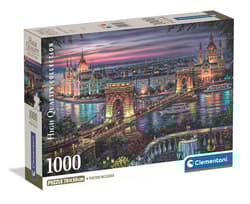 Puzzle 1000 Compact Lights of the Danube 37113