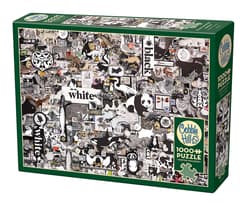 Puzzle 1000 Czarno-białe Zwierzęta 112996
