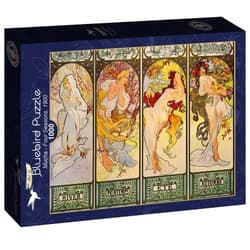 Puzzle 1000 Cztery pory roku, Alfons Mucha,1900