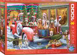 Puzzle 1000 Dogs on Truck by Ali Corti 6000-5993