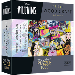Puzzle 1000 drewniane Zlot złoczyńców Disney Villains 20167