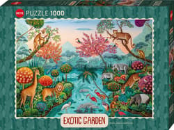 Puzzle 1000 Egzotyczny ogród, Raj